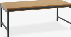 Salontafel TRAPPEDAL 50x100 eiken/zwart