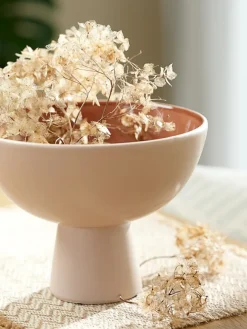 Schaal CHRIS Ø21xH16 beige/terracotta