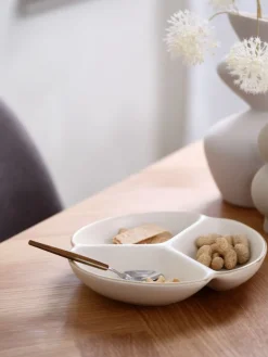 Schaal JENSEN Ø22xH4cm wit