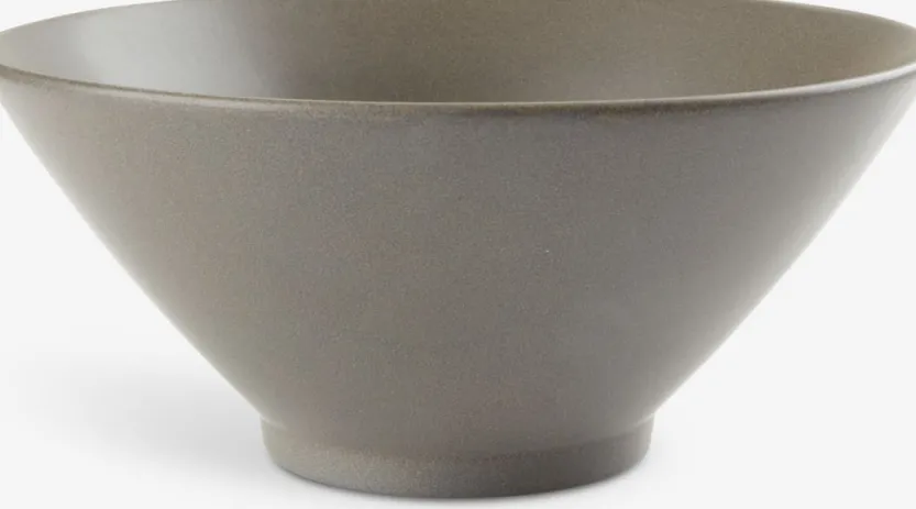 Schaal KARSTEN Ø21xH9cm grijs