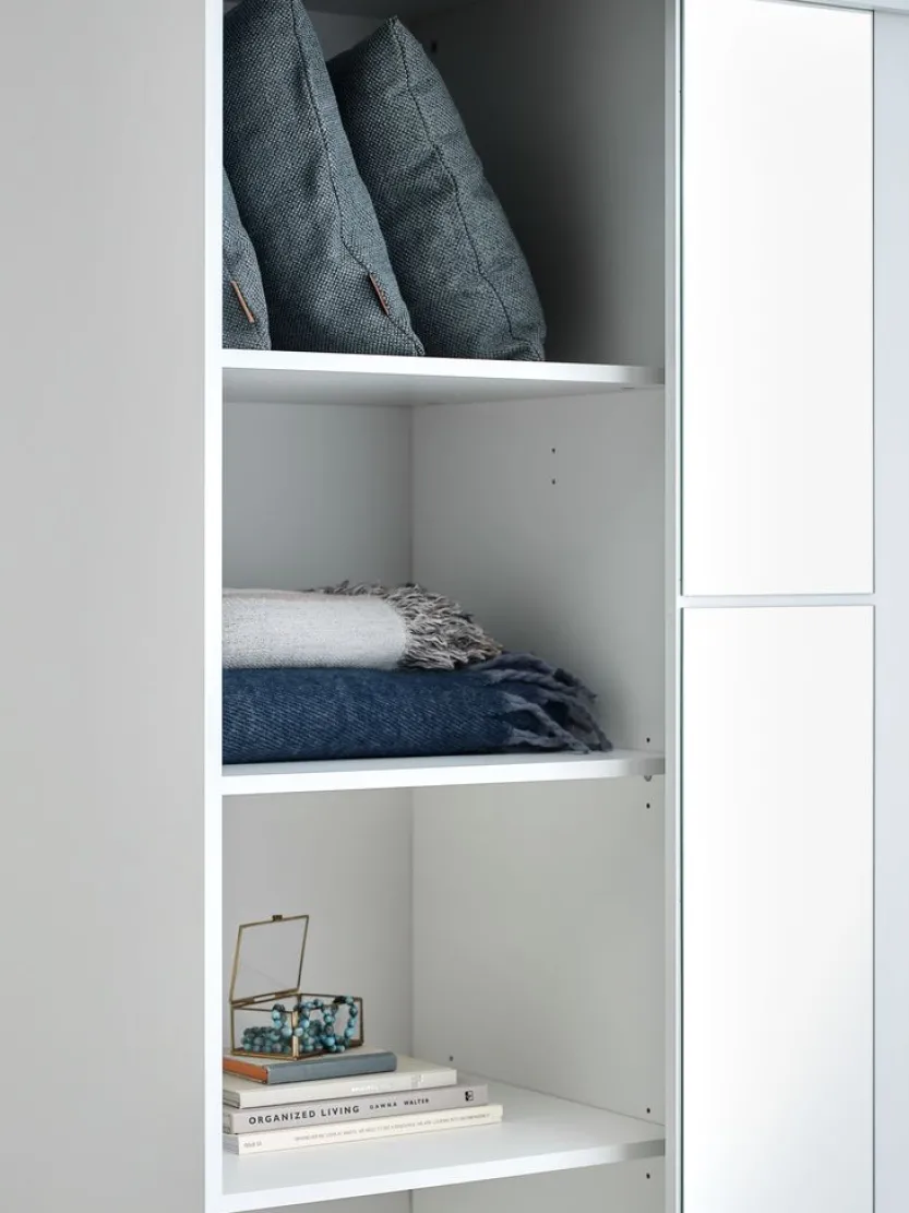 Schappen voor LIMFJORDEN 3 deuren 2 stuks wit