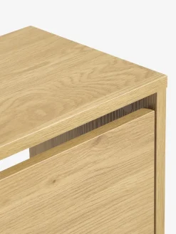 Schoenenkast BAKHUSE 3 vakken eiken kleur