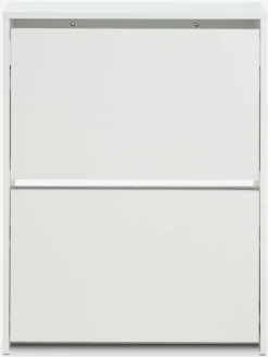 Schoenenkast BAKHUSE 2 vakken wit