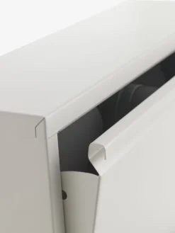 Schoenenkast HALLENSLEV 3 vakken wit