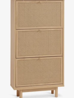 Schoenenkast HALMSTAD 3 vakken eiken kleur