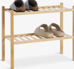 Schoenenrek EGTVED 2 schappen bamboe