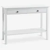 Sidetable NORDBY 40x110 2 lades 1 schap wit