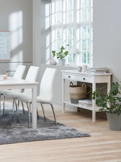 Sidetable NORDBY 40x110 2 lades 1 schap wit