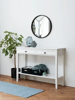 Sidetable NORDBY 40x110 2 lades 1 schap wit