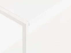 Sidetable VIRUM 26x80 met schap wit