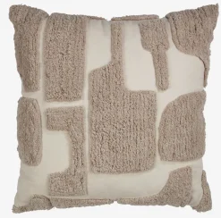 Sierkussen DVERGFAKS 45x45 grijs/beige