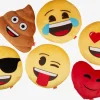 Sierkussen EMOJI Ø35cm assorti
