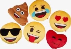 Sierkussen EMOJI Ø35cm assorti