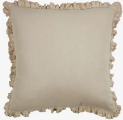 Sierkussen GULDBLOMME 45x45 beige