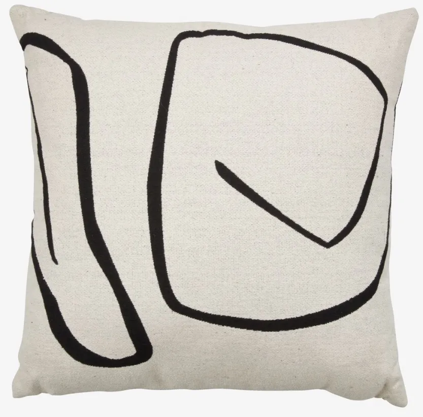 Sierkussen HVITVEIS 45x45 off-white