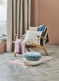 Sierkussen KUGLEASK Ø40 blauw