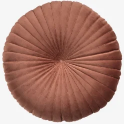 Sierkussen KUGLEASK Ø40 donker koraal