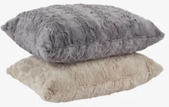 Sierkussen MYGGBLOM 35x50 grijs