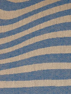 Sierkussen SYLARVE 45x45 blauw/beige