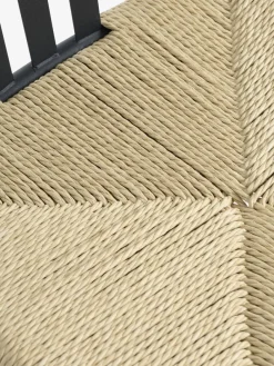 SKOVLUNDE L200 tafel naturel eik + 4 JYDERUP zwart/naturel