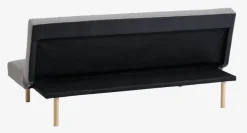 Slaapbank HOLSTED grijze stof