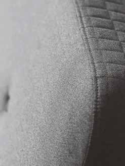 Slaapbank JUVRE lichtgrijze stof/naturel