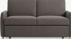 Slaapbank LYSTRUP 2-zits donkergrijze stof