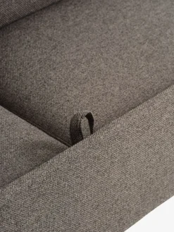 Slaapbank LYSTRUP 2-zits donkergrijze stof