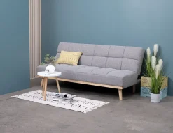 Slaapbank NEJEDE lichtgrijze stof