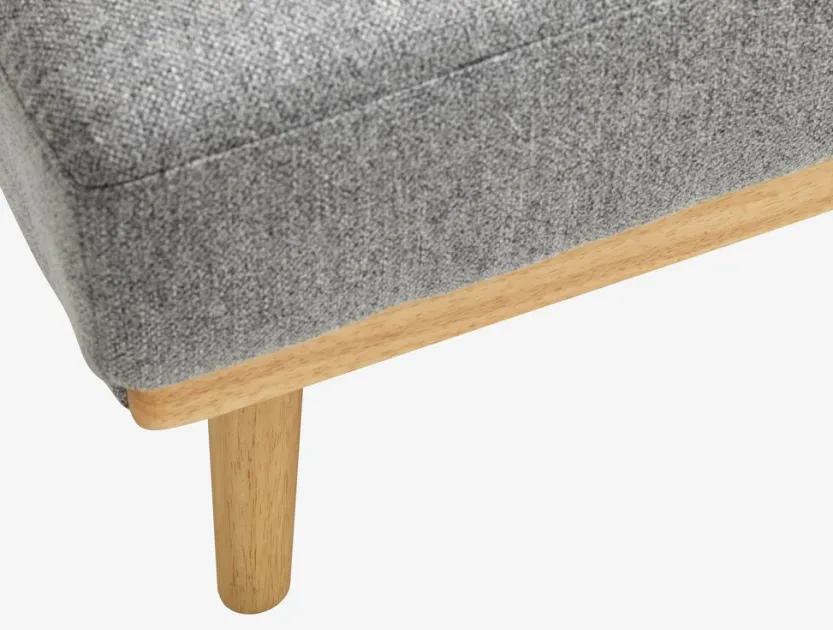 Slaapbank NEJEDE lichtgrijze stof