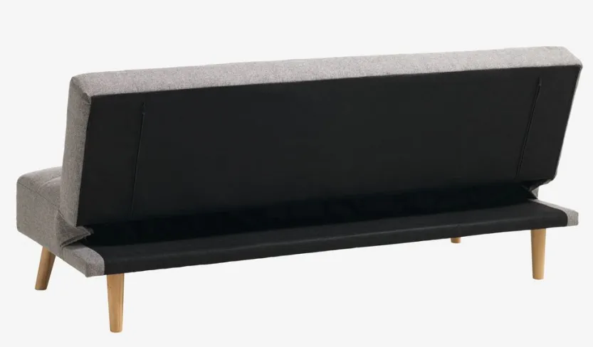 Slaapbank NEJEDE lichtgrijze stof