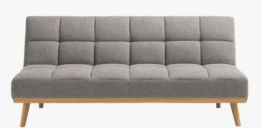 Slaapbank NEJEDE lichtgrijze stof