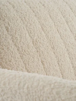 Slaapbank PARADIS off-white teddy/eiken kleur