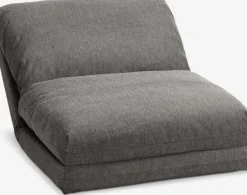 Slaapfauteuil VEGGER grijze stof