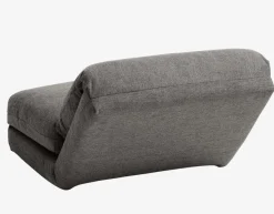 Slaapfauteuil VEGGER grijze stof