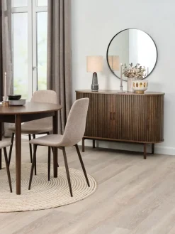 Spiegel MARSTAL Ø50 zwart