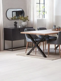 Spiegel MARSTAL 40x100 zwart