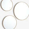 Spiegel SANDAGER 3 stuks eiken kleur