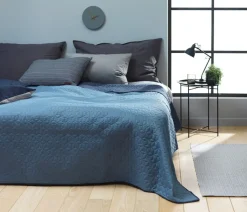 Sprei ROSENTRE 160x220 blauw