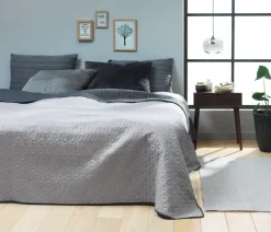 Sprei ROSENTRE 160x220 grijs