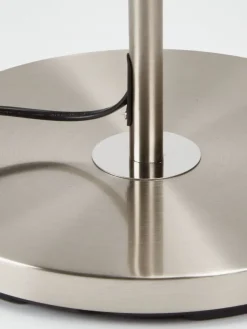 Staande lamp KRISTOF H145cm geborsteld staal