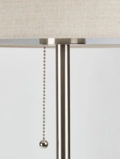 Staande lamp KRISTOF H145cm geborsteld staal