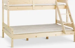 Stapelbed VESTERVIG 75/120x200 inclusief ladder naturel
