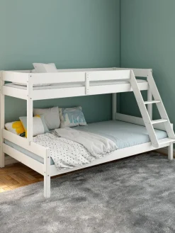 Stapelbed VESTERVIG 80/120x200 inclusief ladder wit