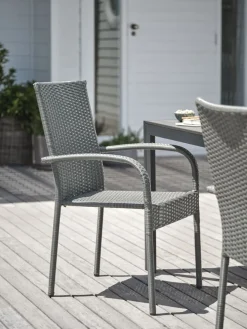 Stapelstoel GUDHJEM grijs