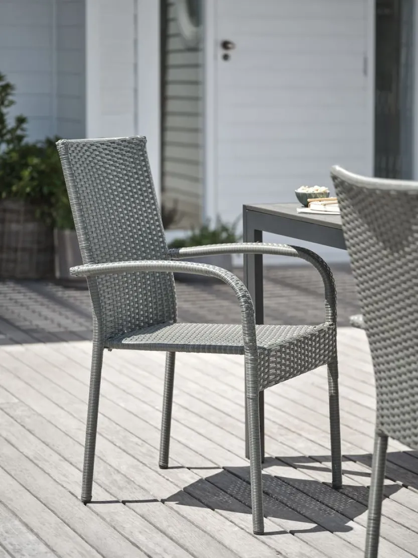 Stapelstoel GUDHJEM grijs