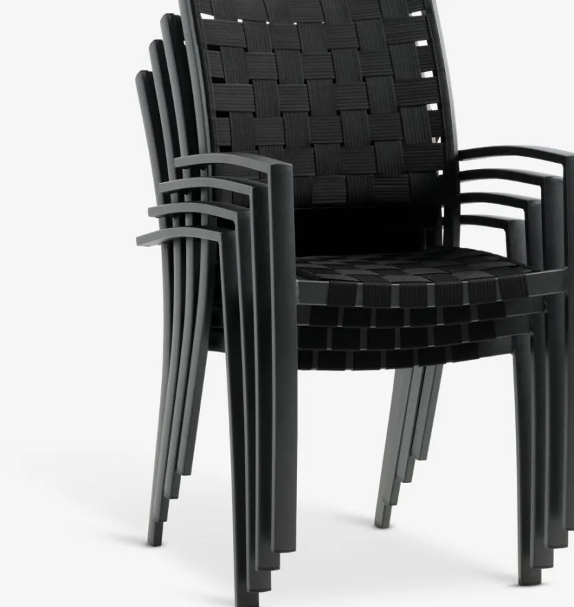 Stapelstoel JEKSEN zwart