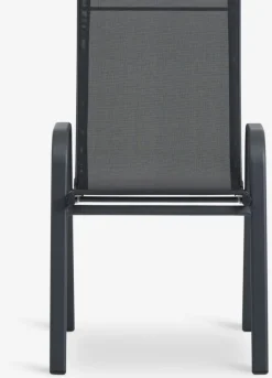 Stapelstoel LEKNES zwart