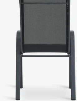 Stapelstoel LEKNES zwart