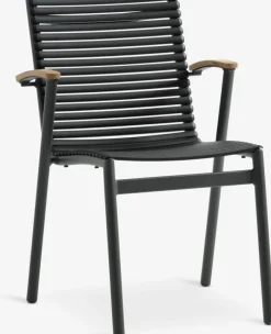 Stapelstoel SADBJERG zwart